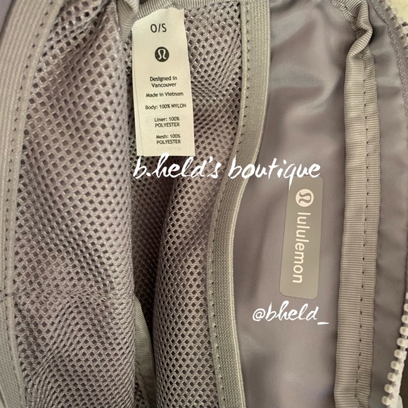 lululemon Everywhere Belt Bag *Extended Strap in Silver Drop OS Brand New NWT - Picture 14 of 15